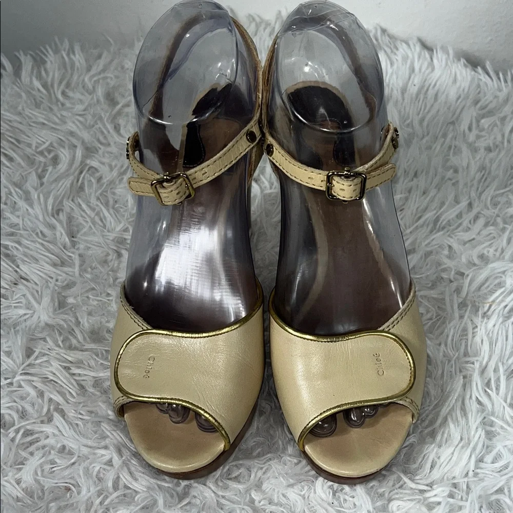 Chloe wedge sandals